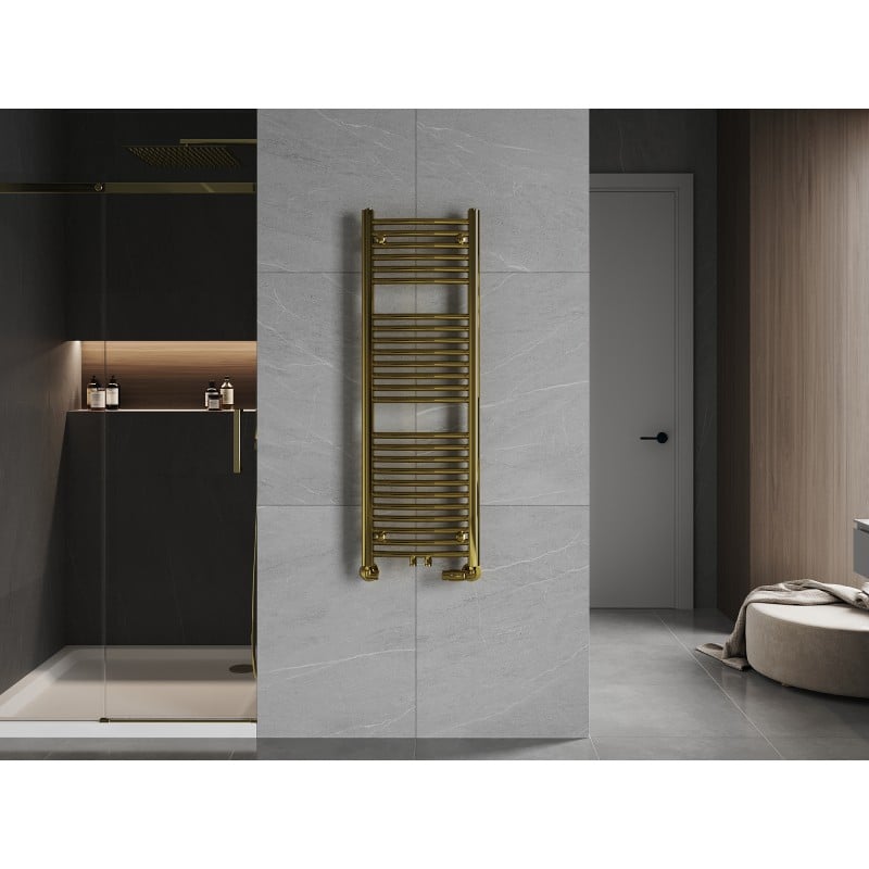 Mexen Ares Badezimmerheizkörper 1200 x 400 mm, 349 W, golden - W102-1200-400-00-50