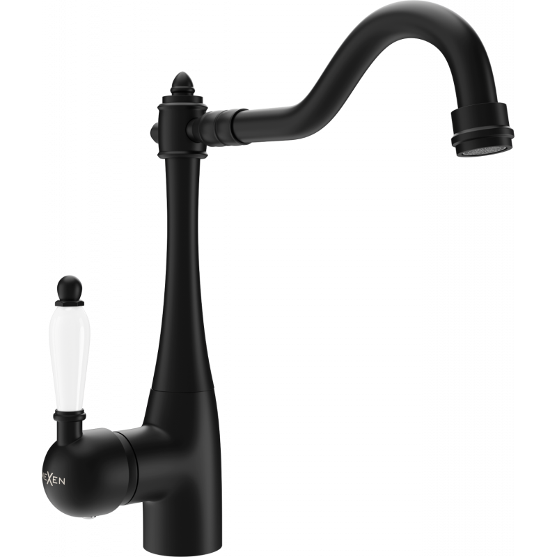 Mexen Carla Küchenarmatur, schwarz - 670700-70