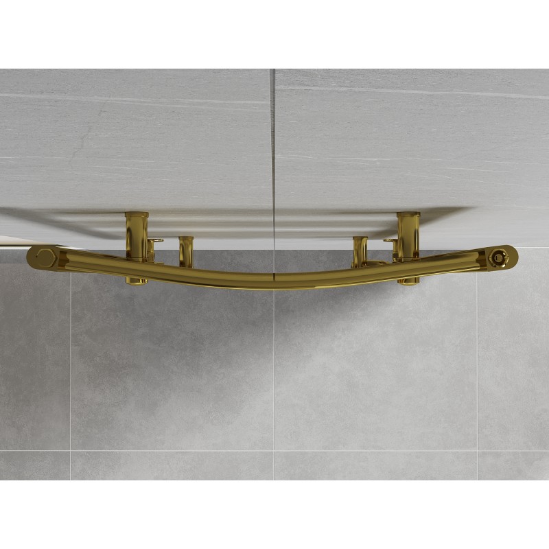 Mexen Ares Badezimmerheizkörper 1200 x 600 mm, 490 W, gold - W102-1200-600-00-50