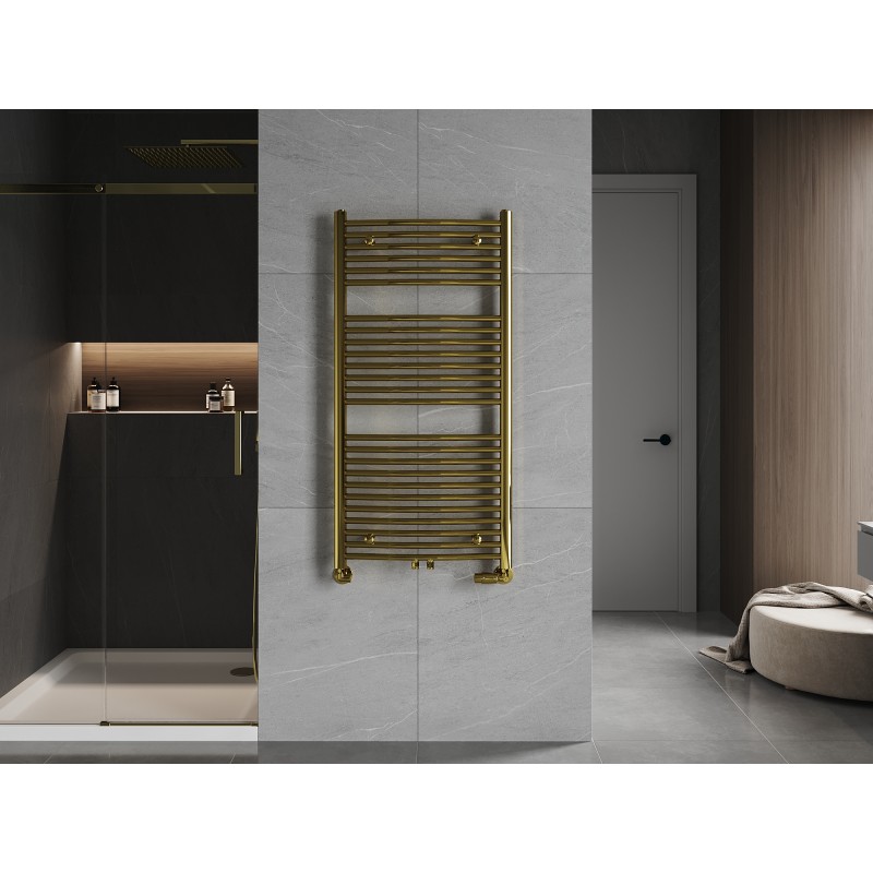 Mexen Ares Badezimmerheizkörper 1200 x 600 mm, 490 W, gold - W102-1200-600-00-50