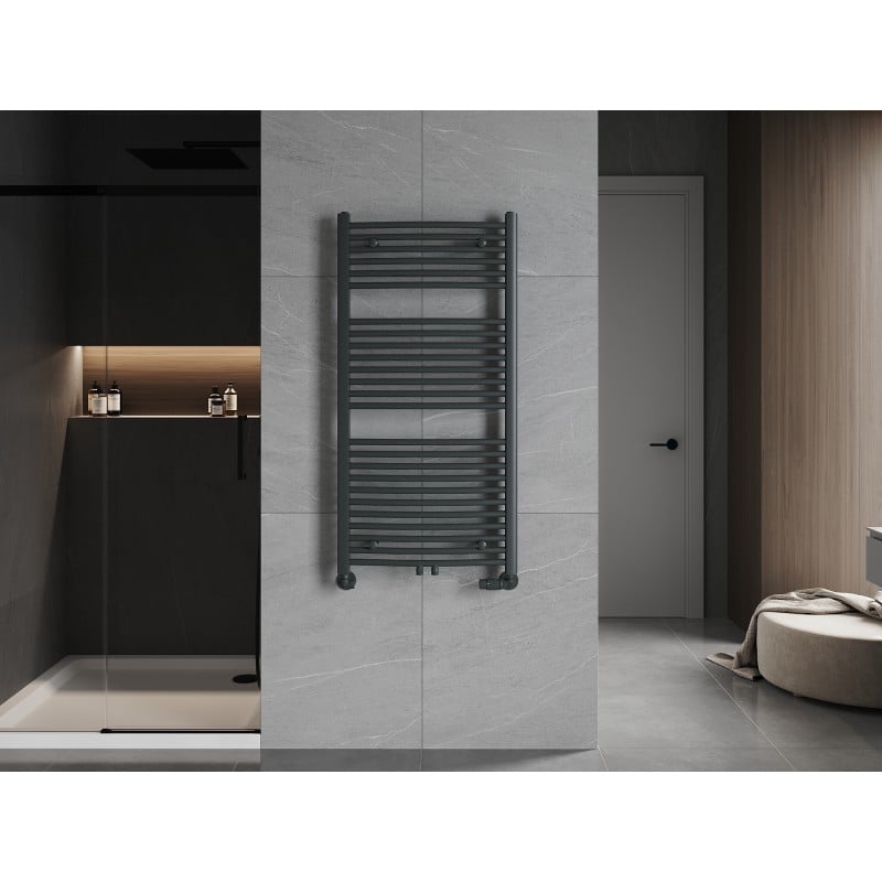 Mexen Ares Badezimmerheizkörper 1200 x 600 mm, 620 W, Anthrazit - W102-1200-600-00-66