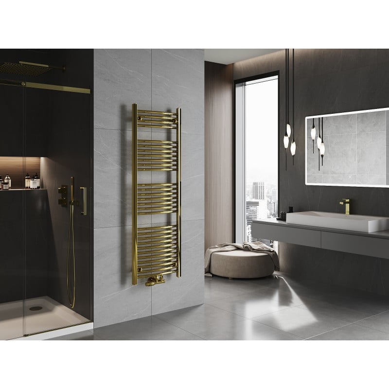 Mexen Ares Badezimmerheizkörper 1500 x 500 mm, 498 W, gold - W102-1500-500-00-50