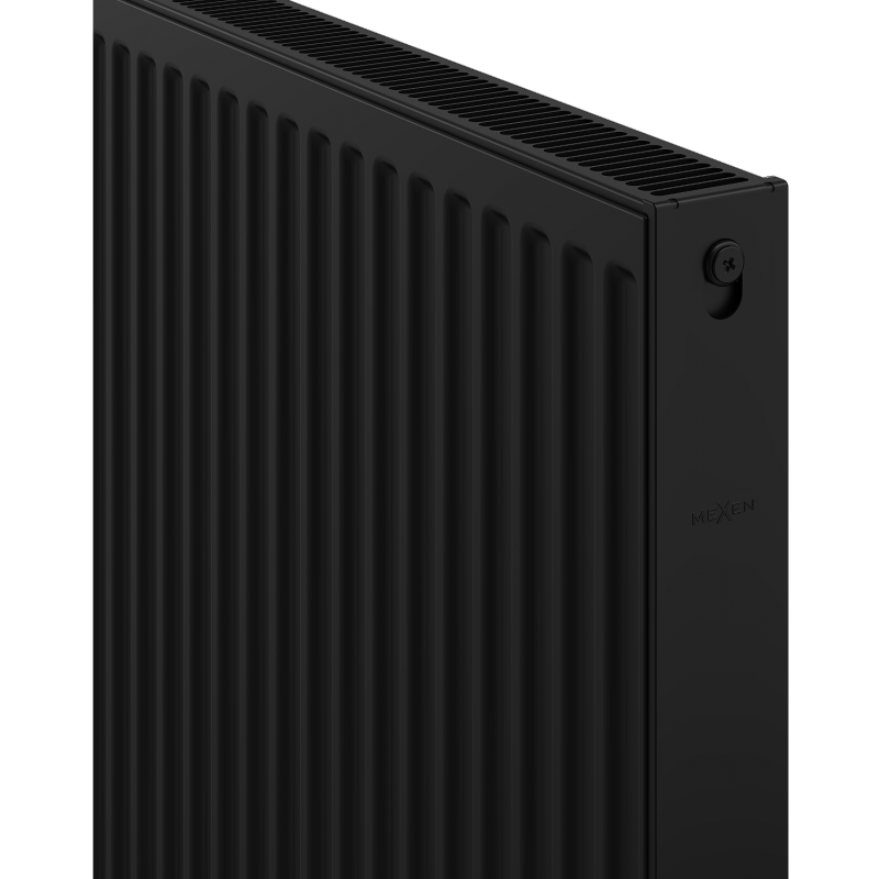 Mexen C21 Plattenheizkörper 900 x 2600 mm, seitlicher Anschluss, 4618 W, schwarz - W421-090-260-70