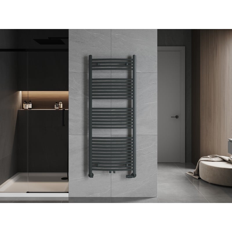 Mexen Ares Badezimmerheizkörper 1500 x 600 mm, 733 W, Anthrazit - W102-1500-600-00-66