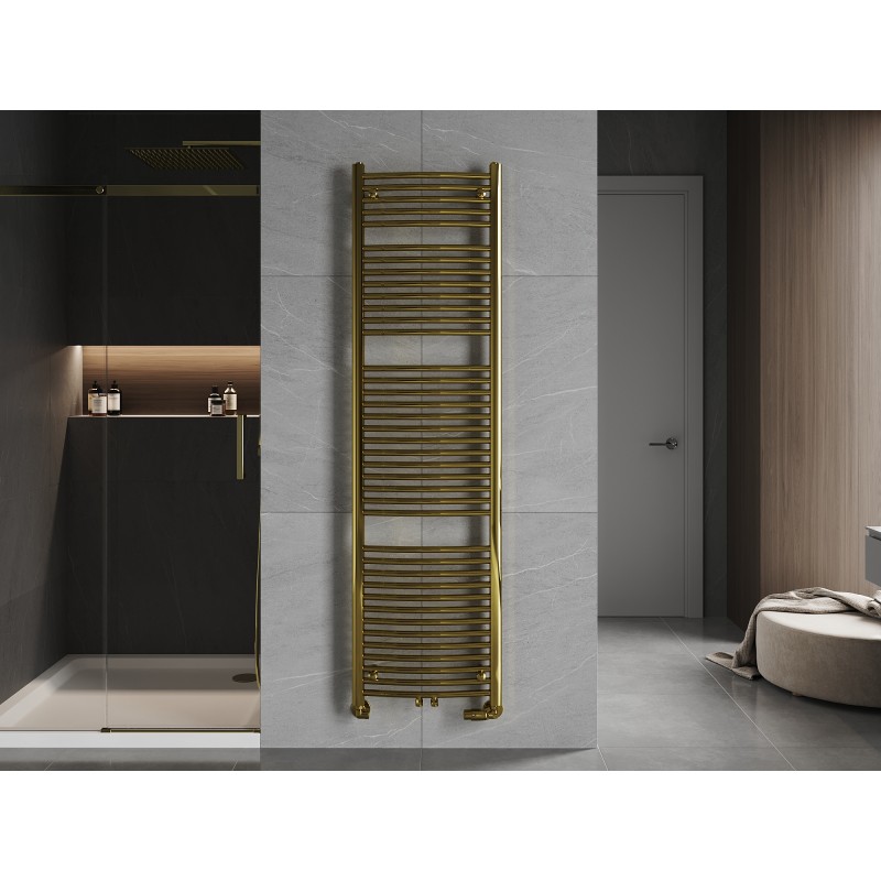 Mexen Ares Badezimmerheizkörper 1800 x 500 mm, 647 W, gold - W102-1800-500-00-50