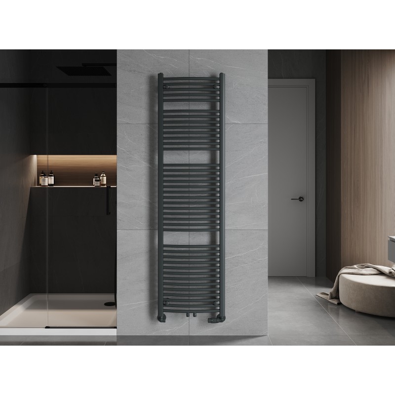 Mexen Ares Badezimmerheizkörper 1800 x 500 mm, 820 W, Anthrazit - W102-1800-500-00-66