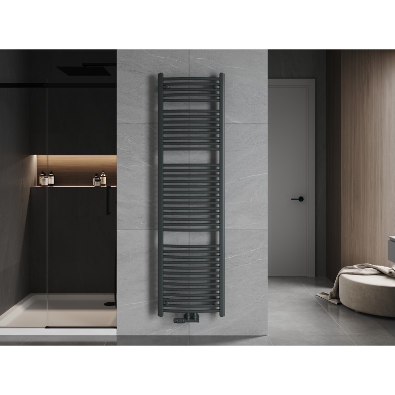 Mexen Ares Badezimmerheizkörper 1800 x 500 mm, 820 W, Anthrazit - W102-1800-500-00-66