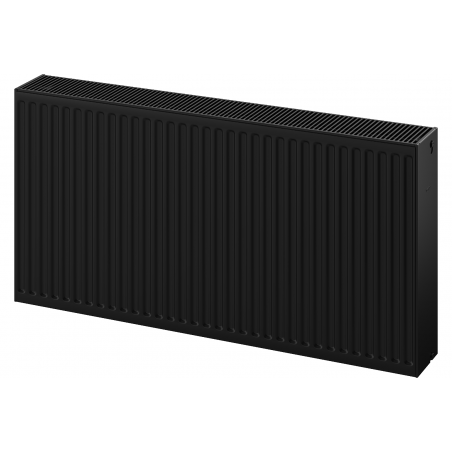 Mexen C33 Plattenheizkörper 400 x 700 mm, seitlicher Anschluss, 1182 W, schwarz - W433-040-070-70