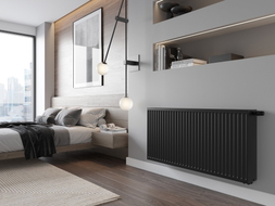 Mexen C33 Plattenheizkörper 400 x 2600 mm, seitlicher Anschluss, 4391 W, schwarz - W433-040-260-70