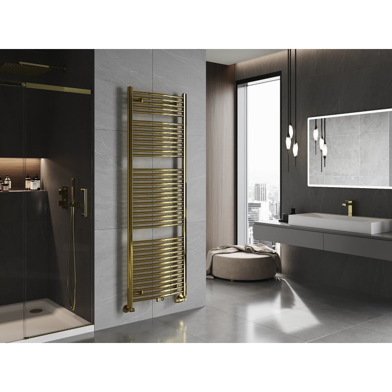 Mexen Ares Badezimmerheizkörper 1800 x 600 mm, 757 W, gold - W102-1800-600-00-50