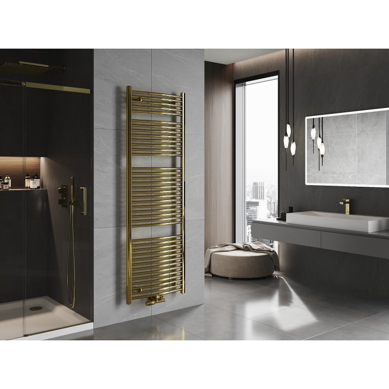 Mexen Ares Badezimmerheizkörper 1800 x 600 mm, 757 W, gold - W102-1800-600-00-50