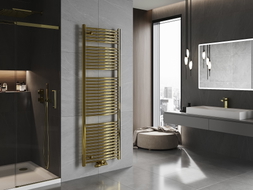 Mexen Ares Badezimmerheizkörper 1800 x 600 mm, 757 W, gold - W102-1800-600-00-50