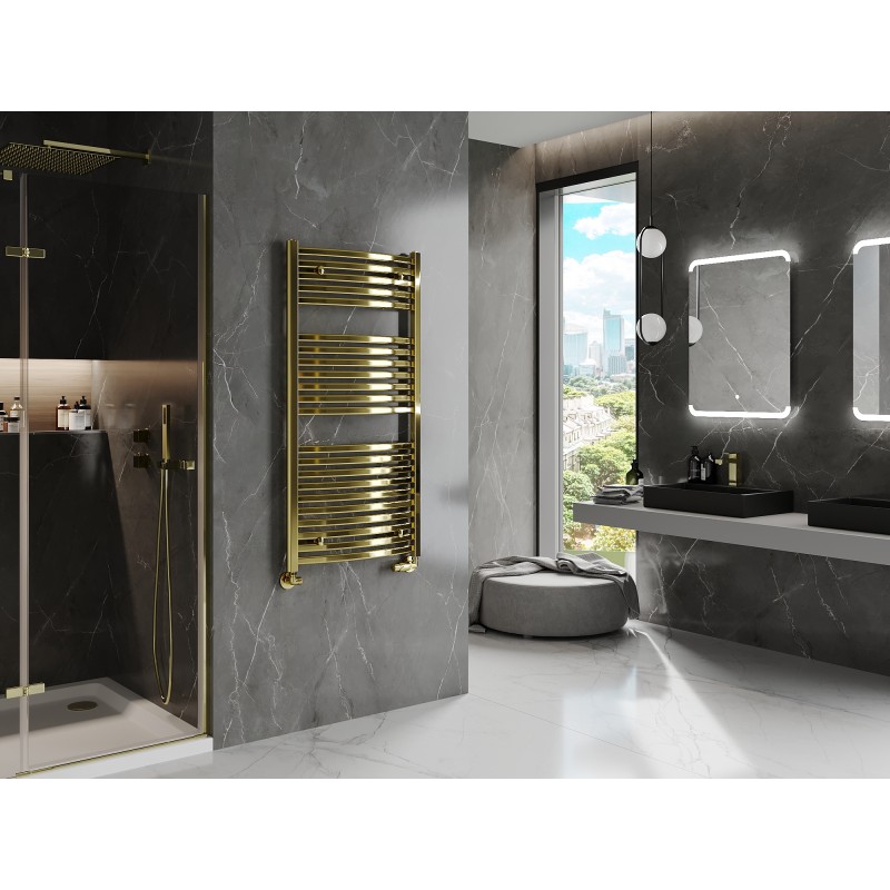 Mexen Helios Badezimmerheizkörper 1200 x 600 mm, 521 W, gold - W103-1200-600-00-50