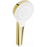 Mexen R-05 3-funktionaler Duschkopf, gold/weiß - 79505-50