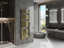 Mexen Helios Badheizkörper 1500 x 500 mm, 534 W, golden - W103-1500-500-00-50
