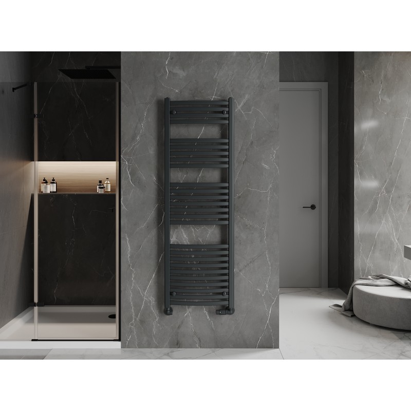 Mexen Helios Badezimmerheizkörper 1500 x 500 mm, 676 W, Anthrazit - W103-1500-500-00-66