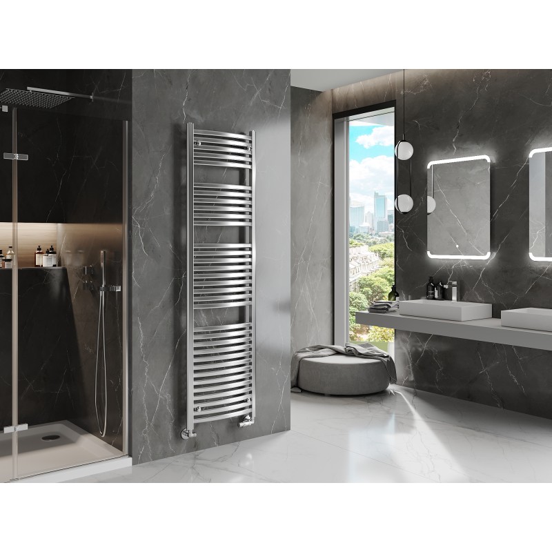 Mexen Helios Badezimmerheizkörper 1800 x 500 mm, 667 W, Chrom - W103-1800-500-00-01