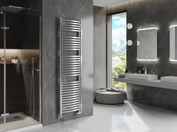 Mexen Helios Badezimmerheizkörper 1800 x 500 mm, 667 W, Chrom - W103-1800-500-00-01