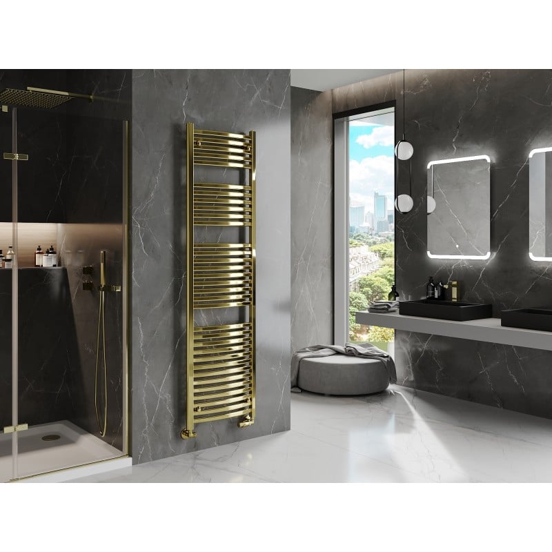 Mexen Helios Badezimmerheizkörper 1800 x 500 mm, 667 W, gold - W103-1800-500-00-50
