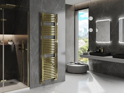 Mexen Helios Badezimmerheizkörper 1800 x 500 mm, 667 W, gold - W103-1800-500-00-50