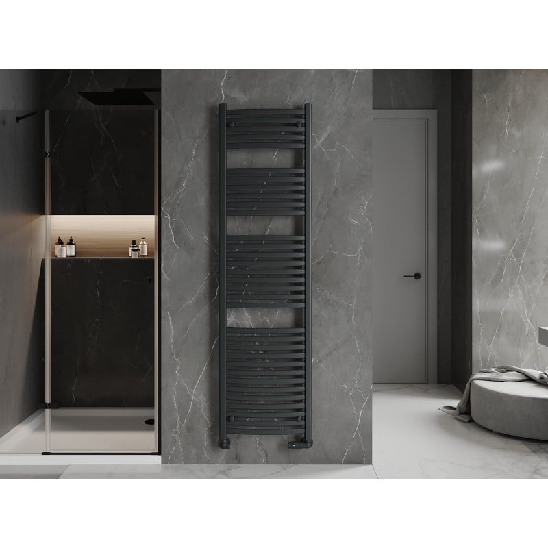 Mexen Helios Badezimmerheizkörper 1800 x 500 mm, 844 W, Anthrazit - W103-1800-500-00-66