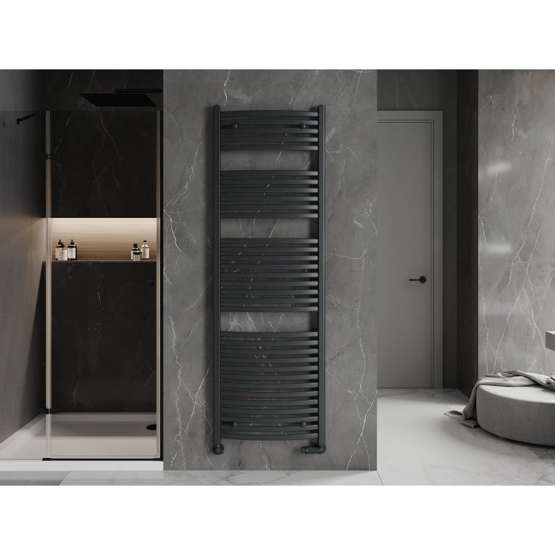 Mexen Helios Badezimmerheizkörper 1800 x 600 mm, 990 W, Anthrazit - W103-1800-600-00-66
