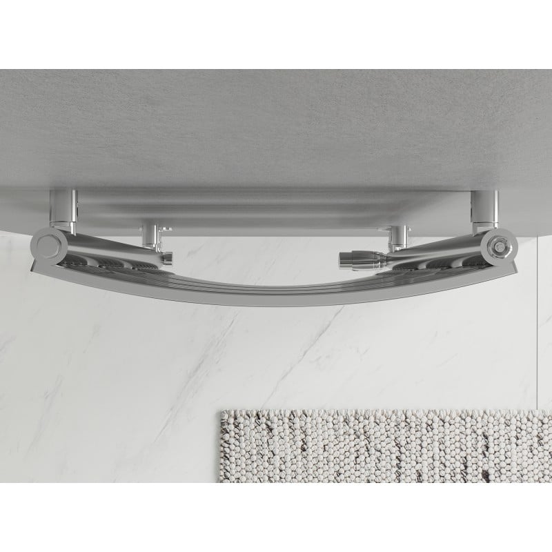 Mexen Bachus Badezimmerheizkörper 1600 x 500 mm, 679 W, Chrom- W109-1600-500-00-01