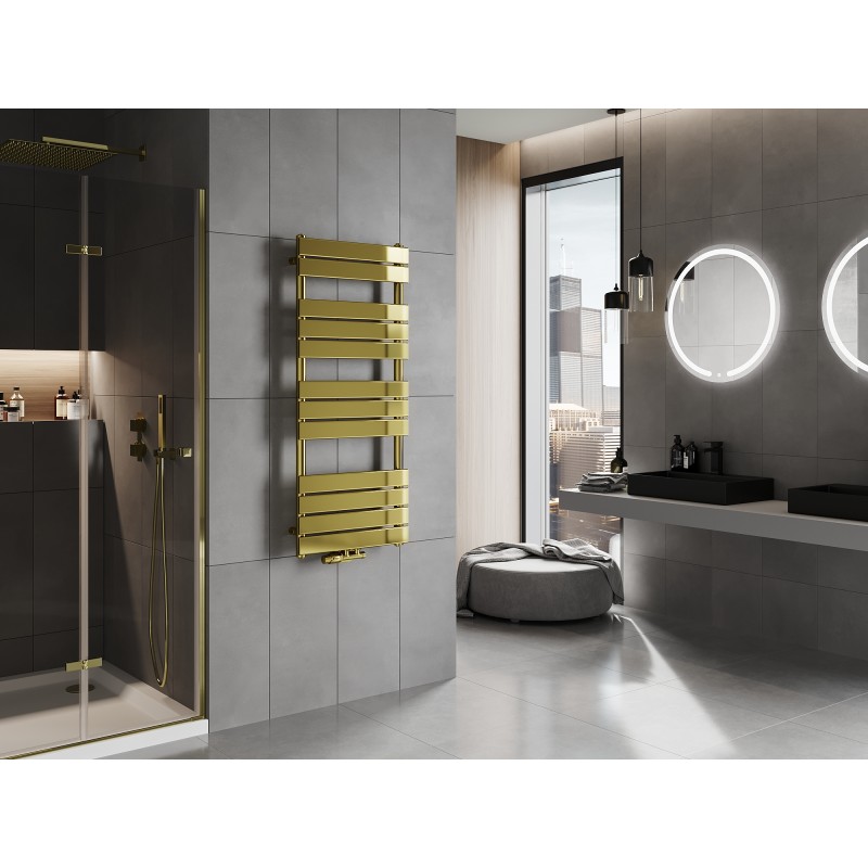 Mexen Ceres Badezimmerheizkörper 1200 x 500 mm, 482 W, gold - W111-1200-500-00-50