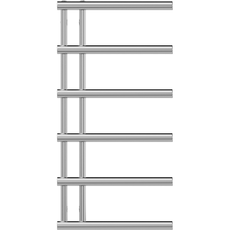 Mexen Jukon dekorativer Badezimmerheizkörper 988 x 500 mm, 246 W, Chrom - W116-0988-500-00-01