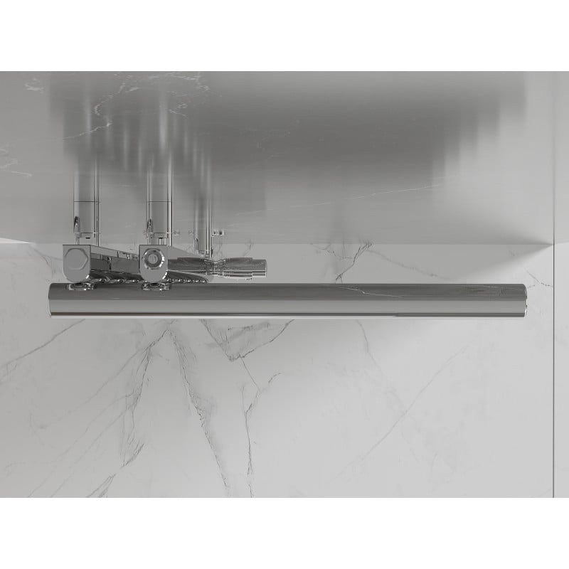 Mexen Jukon dekorativer Badezimmerheizkörper 988 x 500 mm, 246 W, Chrom - W116-0988-500-00-01
