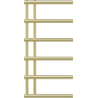 Mexen Jukon dekorativer Badheizkörper 988 x 500 mm, 246 W, gold - W116-0988-500-00-50