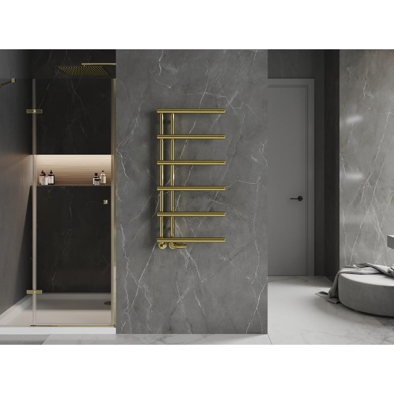 Mexen Jukon dekorativer Badheizkörper 988 x 500 mm, 246 W, gold - W116-0988-500-00-50