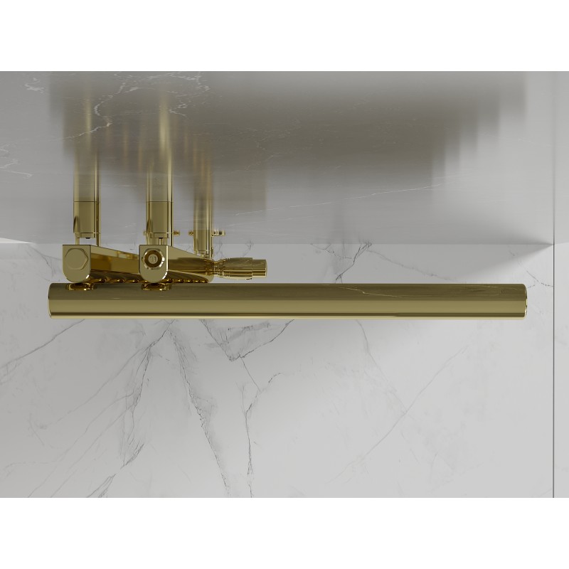 Mexen Jukon dekorativer Badheizkörper 988 x 500 mm, 246 W, gold - W116-0988-500-00-50