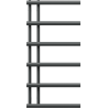 Mexen Jukon dekorativer Badezimmerheizkörper 988 x 500 mm, 461 W, Anthrazit - W116-0988-500-00-66