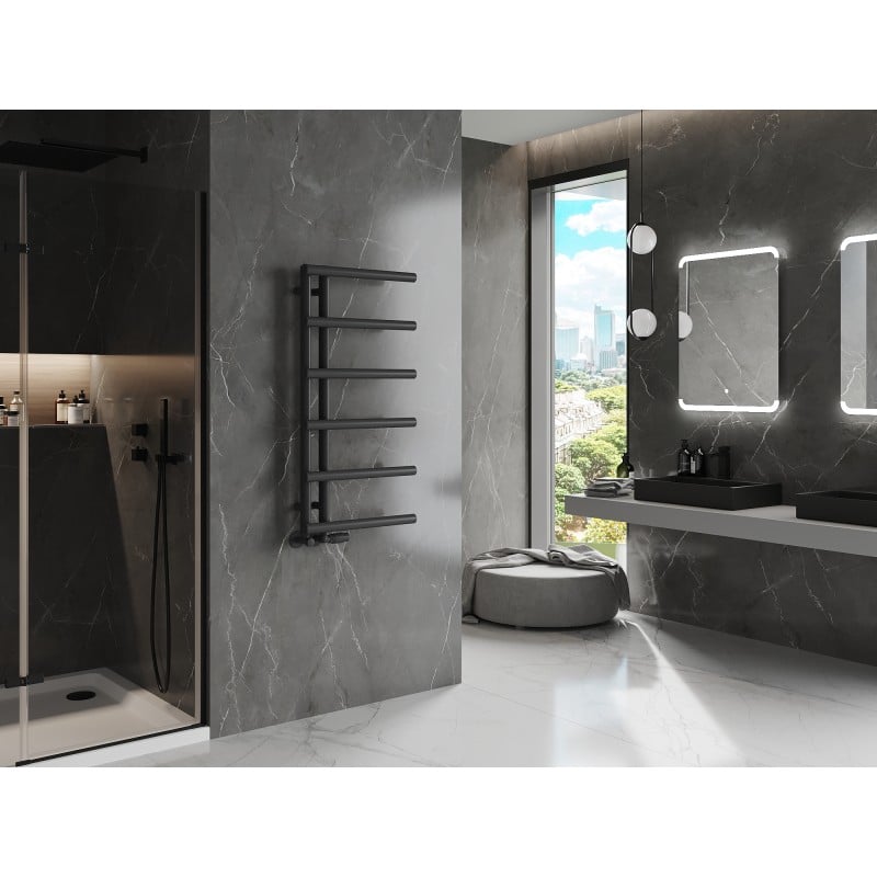 Mexen Jukon dekorativer Badezimmerheizkörper 988 x 500 mm, 461 W, Anthrazit - W116-0988-500-00-66