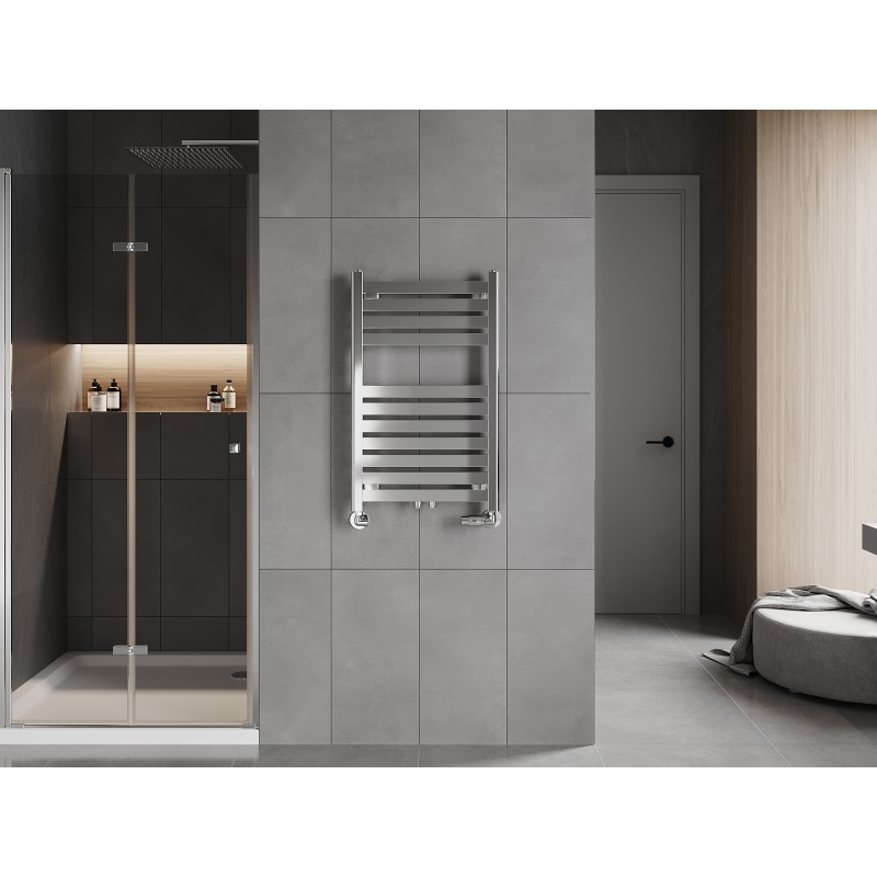 Mexen Uran Badezimmerheizkörper 800 x 500 mm, 287 W, Chrom - W105-0800-500-00-01