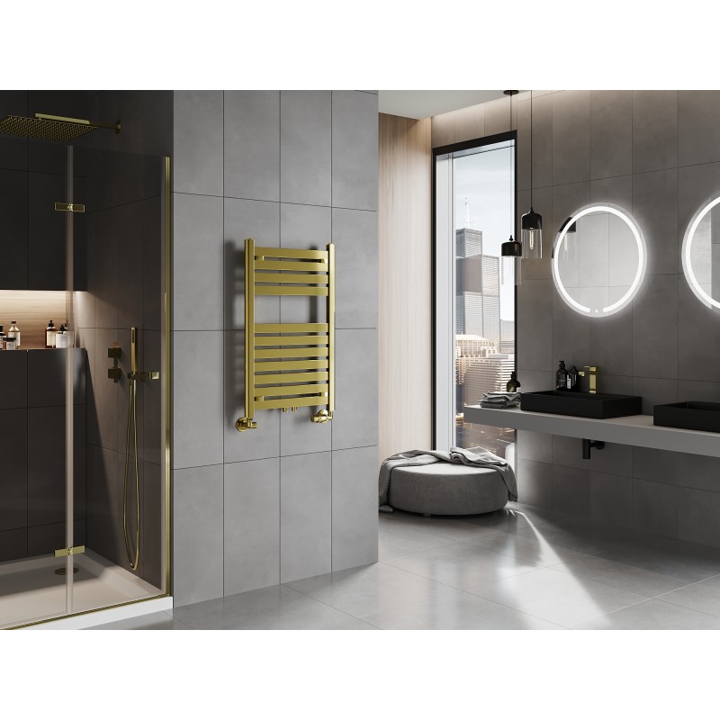 Mexen Uran Badezimmerheizkörper 800 x 500 mm, 287 W, gold - W105-0800-500-00-50