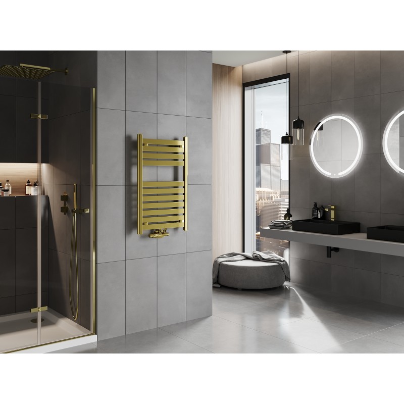 Mexen Uran Badezimmerheizkörper 800 x 500 mm, 287 W, gold - W105-0800-500-00-50