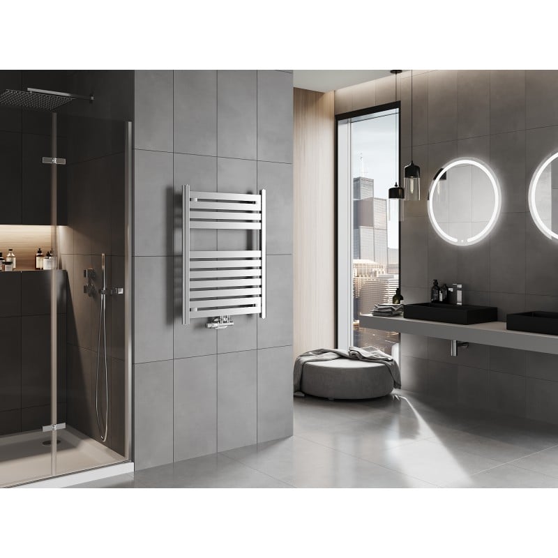 Mexen Uran Badezimmerheizkörper 800 x 600 mm, 336 W, Chrom - W105-0800-600-00-01