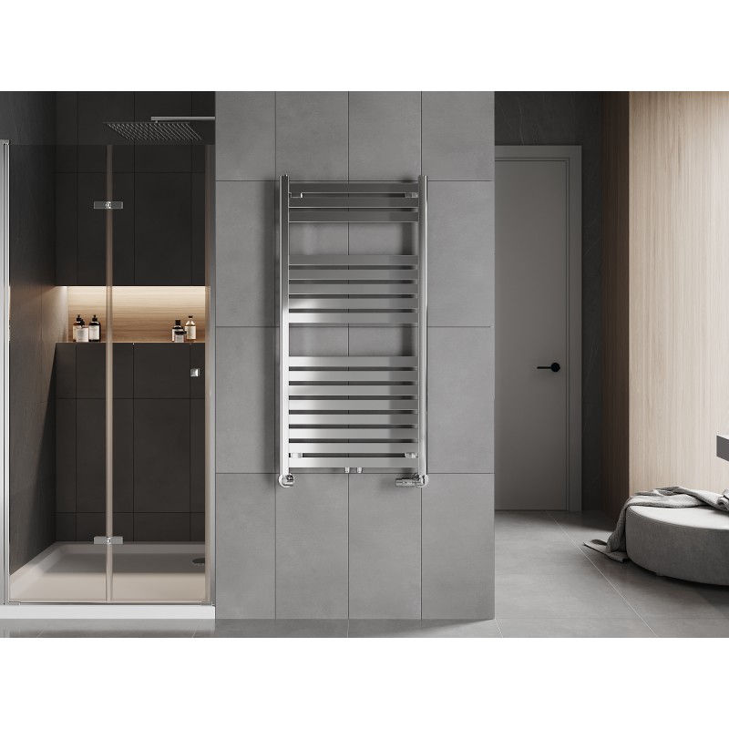 Mexen Uran Badezimmerheizkörper 1200 x 600 mm, 492 W, Chrom - W105-1200-600-00-01