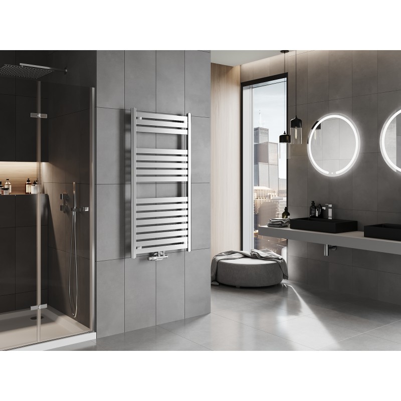 Mexen Uran Badezimmerheizkörper 1200 x 600 mm, 492 W, Chrom - W105-1200-600-00-01