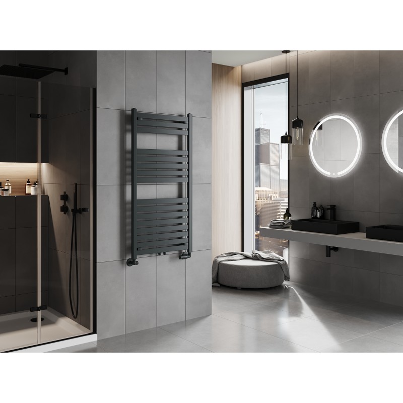 Mexen Uran Badezimmerheizkörper 1200 x 600 mm, 623 W, Anthrazit - W105-1200-600-00-66