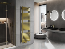 Mexen Uran Badezimmerheizkörper 1800 x 500 mm, 633 W, Gold - W105-1800-500-00-50
