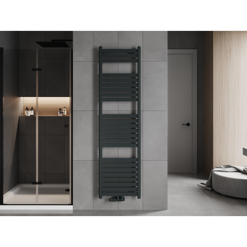 Mexen Uran Badezimmerheizkörper 1800 x 500 mm, 801 W, Anthrazit - W105-1800-500-00-66