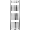 Mexen Uran Badezimmerheizkörper 1800 x 600 mm, 738 W, Chrom - W105-1800-600-00-01