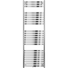 Mexen Uran Badezimmerheizkörper 1800 x 600 mm, 738 W, weiß - W105-1800-600-00-01