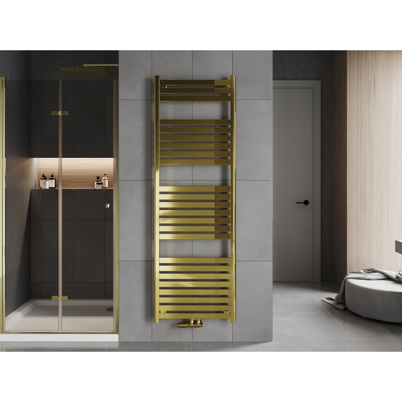 Mexen Uran Badezimmerheizkörper 1800 x 600 mm, 738 W, gold - W105-1800-600-00-50