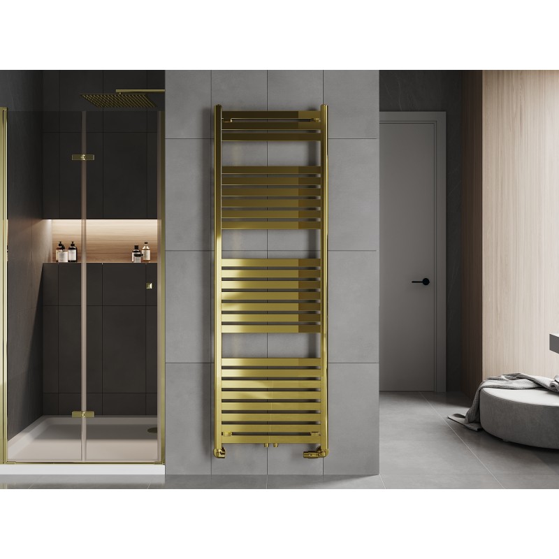 Mexen Uran Badezimmerheizkörper 1800 x 600 mm, 738 W, gold - W105-1800-600-00-50