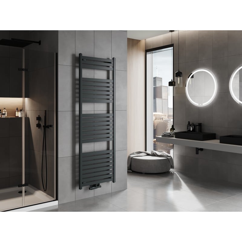 Mexen Uran Badheizkörper 1800 x 600 mm, 934 W, Anthrazit - W105-1800-600-00-66