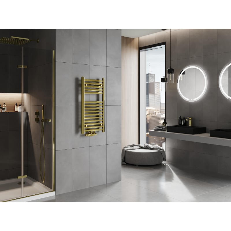 Mexen Hades Badezimmerheizkörper 800 x 400 mm, 253 W, golden - W104-0800-400-00-50